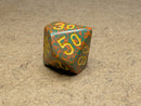 Chessex Speckled® Yellow Squash Tens 10 – Out of Print 1990s Rare Single Die