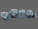 Concrete Gray – Matte Finished Dice | 7-Dice RPG Set