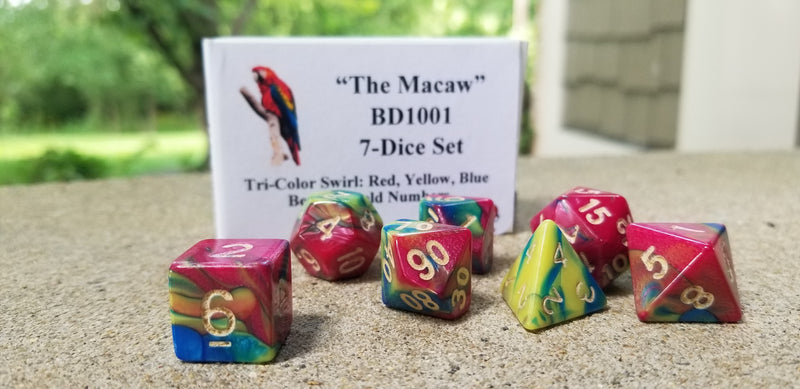 "The Macaw" 7-Dice Set BD1001