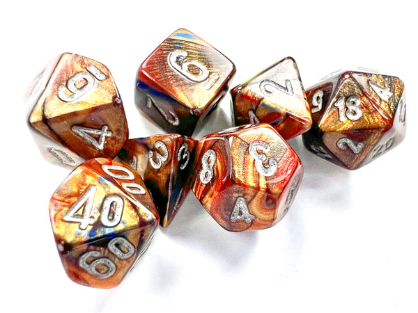 Lustrous® Mini-Polyhedral Gold/silver 7-Die set (Mini Poly Release 2)