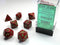 Speckled® Polyhedral Strawberry™ 7-Die Set Dnd Dice Set CHX25304 Red/Black