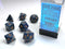Opaque Polyhedral Dark Blue/copper 7-Die Set Dnd Dice Set CHX25426