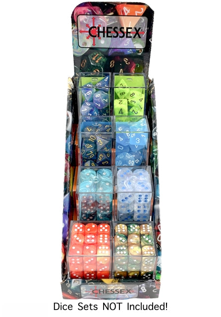 Empty Dice Set Display in Shipping Box (holds 8 dice sets) [29969]