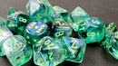 Borealis® Polyhedral Kelp/light green Luminary™ 7-Die Set (with bonus die)