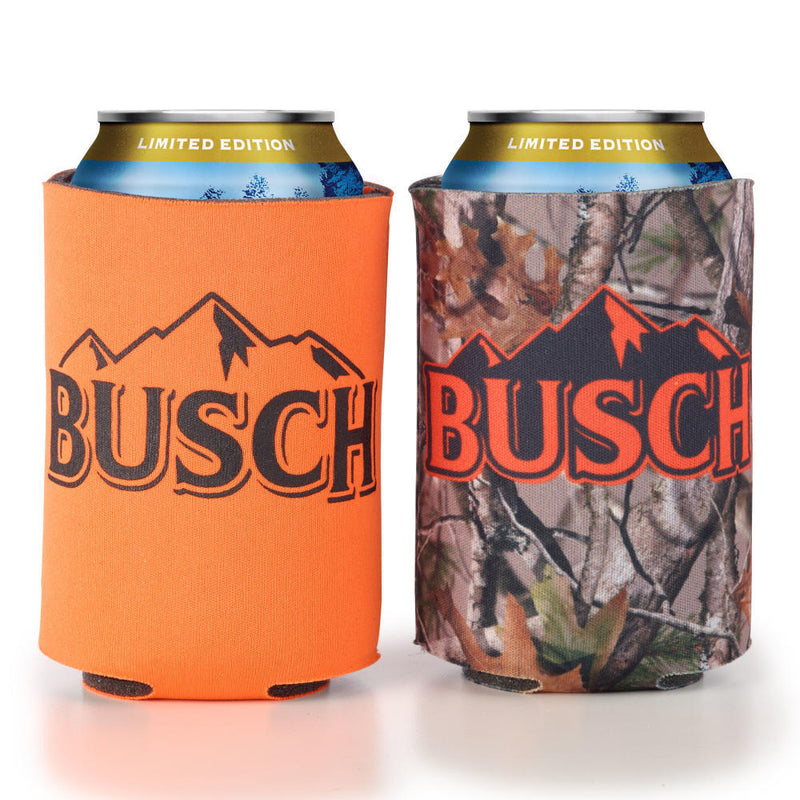 Busch Camo Koozie Fits 12 oz Aluminum Can Coozie Camouflage