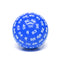 "Blue" Single 100 Sided Polyhedral Dice (D100) | Solid Blue Color (45mm) White