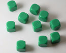 (Sold by Piece) Blank Green Dice / Counting Cubes 16mm D6 Square RPG Gaming Dice DIY