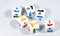 18mm Train Dice Colorful Learning Children Easy to Read Novelty Yahtzee School