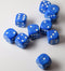 Water Speckled 16mm D6 Pipped Dice (sold per die)