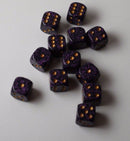 Hurricane Speckled 12mm D6 Pipped