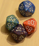 Random Set of 6 d10/% Ten Sided Percent RPG Dungeons and Dragons Dice (6) Chessex