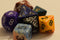 Random set of 7 Gaming Dice Chessex d4, d6, d8,d10, d12, d20 Rare Dungeons&Drago