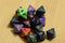 Random Set of 6 d8 Eight Sided RPG Dungeons and Dragons Dice (6) Chessex Magic