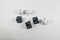 White & Black D6 MTG +1 & -1 Counter Dice - 6 Pack - Magic: The Gathering DnD