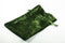 Green Velvet Gift Dice Bag 4" x 6" Dice Bag w/ Grey Velvet Lining Counter Pouch