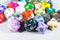 Various Options of "Pound of Dice" RPG Chessex Game Dice d4, d6, d8, d12, d20 Rare Dice