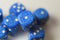 Water Speckled 16mm D6 Pipped Dice (sold per die)