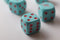 NEW Blue Dice with Pink Flamingo Dice 6 Sided Bunco RPG Game D6 16mm Roll (sold per piece)