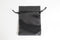 2 Pack of Large Black Satin Gift Bag Game Dice Bag Counter Pouch 4"x 6"