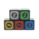 Magic Burst 16mm d6 Number Dice (Various colors)