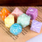 Multi-Color Macaron 7-Dice Set w/White Numbers Pastel Dnd Dice Set
