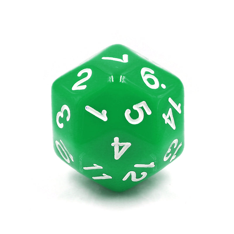 D30 Green Opaque Single Die 30 Sided/s by HDdice / HengDadice