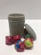 Trash Can Dice Jail: 3d Printed Grey Trash Can for Bad Dice D&D Dice Accessory