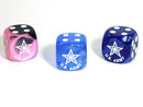 Army d6 (Custom engraved) (Dice colors are filled at random) Pipped Dice 16mm