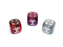 Meh Goat d6 (Custom engraved) (Dice colors are filled at random) Pipped Dice 16mm