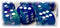 Chessex Festive Waterlily Blue/white (Multiple Options) *read description*