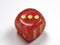 Ghostly Glow™ 30mm w/pips Orange/yellow d6 Dice (sold per die)