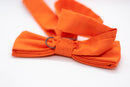 Orange Bowtie Adjustable Formal Wedding Party Necktie Bow Tie Tuxedo