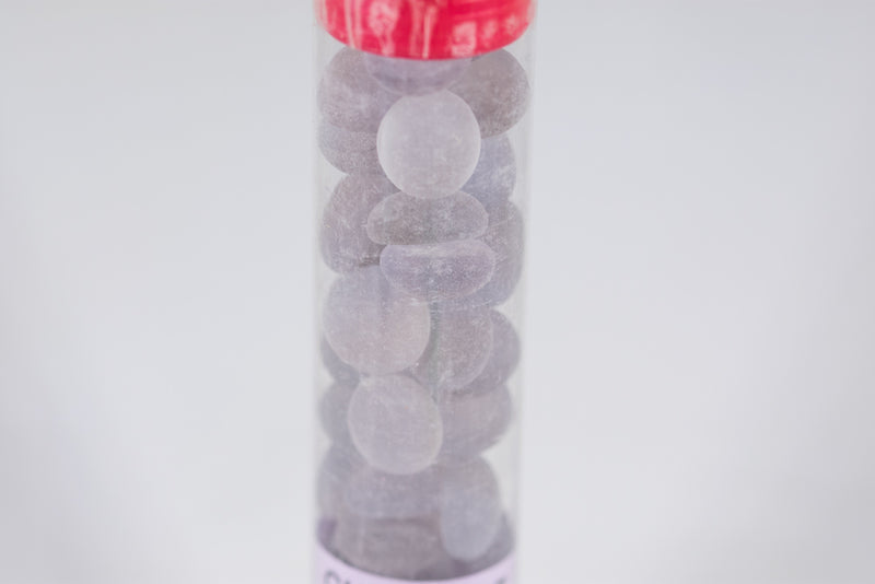 40+ Crystal Lilac Frosted Glass Gaming Stones Counters