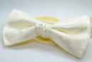 Fancy White Bowtie Adjustable Formal Wedding Party Necktie Bow Tie Tuxedo