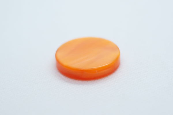 Orange Backgammon Checker Pearl Effect (28mm x 7mm) [sold per chip]