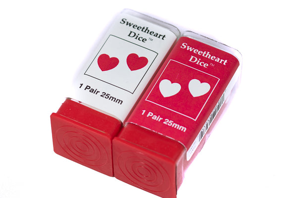 Sweetheart Dice Heart Valentines Day 25mm