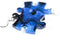 Earrings Gemini Puzzle Piece Pair (Blue/Black) [28]