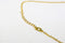 Amethyst Gold Metal Crescent Moon Necklace Pendant