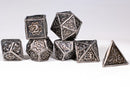 Orion's Silver 7-Dice Metal Set {North Star Dice Collection}