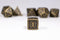 Ancient Gold 7-Dice Metal Set {North Star Dice Collection}