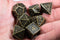 Ancient Gold 7-Dice Metal Set {North Star Dice Collection}