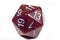 Purple Jumbo D20 38MM, Big Size 20 Sides Dice  Big 20 Faces Cube 1.5 inch Bescon