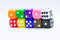 Opaque 16mm Pipped d6 Dice Red/Orange/Yellow/Green/Blue/Purple/White/Black/Pink (sold by the piece)