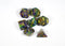 CHX 27449 Polyhedral 7-Die Festive Rio w/ Yellow Numbers
