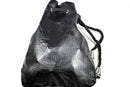 Handmade Leather Dice Bag (Black)