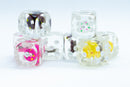 8- Pack Donut Dice Pink, Yellow, Vanilla, Chocolate; 16mm d6 Pipped Dice