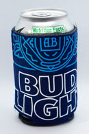 Bud Light Beer AB Koozie Fits 12 oz Aluminum Can Coozie Dark Blue