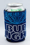 Bud Light Beer AB Cooler Fits 12 oz Aluminum Can Coozie Dark Blue