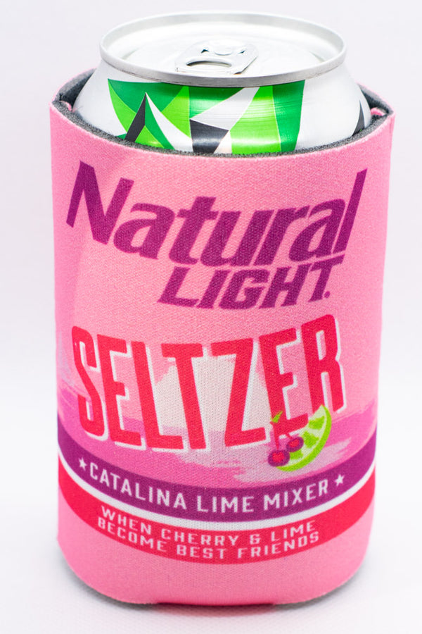Natural Light Seltzer Koozie Fits 12 oz Aluminum Can Coozie Catalina L