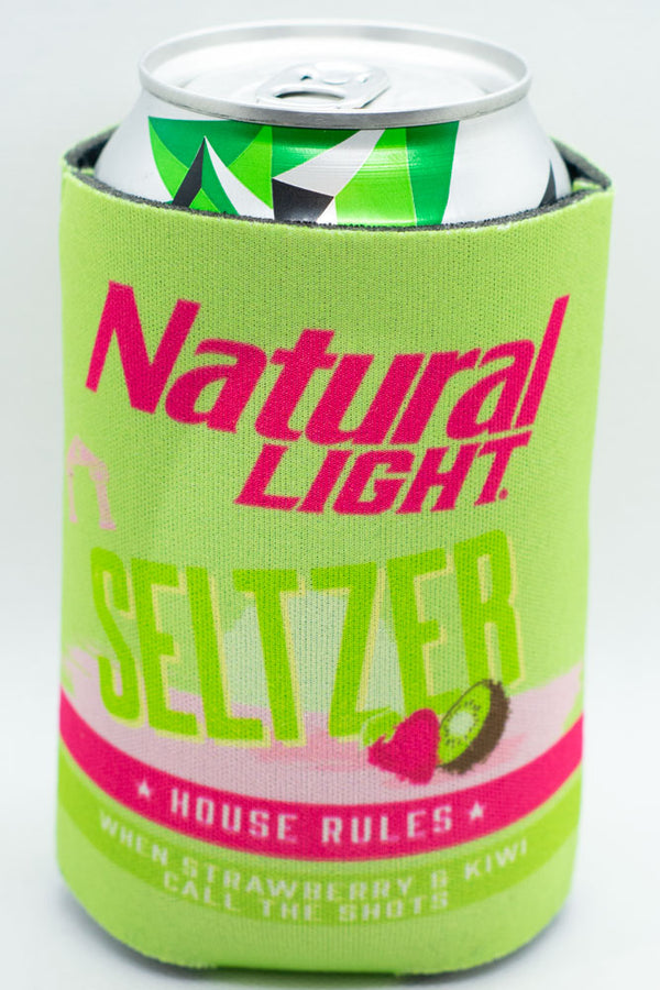 Natural Light Seltzer Koozie Fits 12 oz Aluminum Can Coozie House Rules